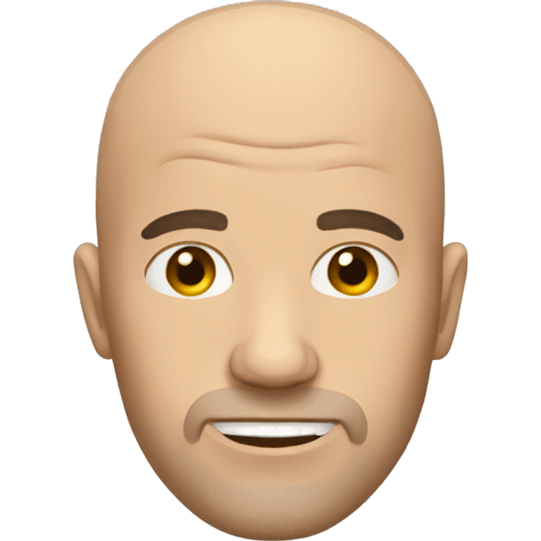 broke bald person emoji