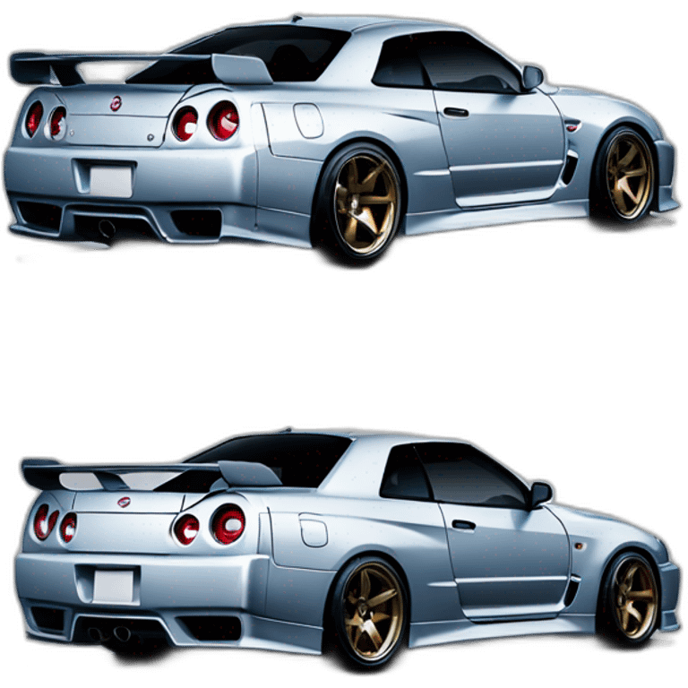 nissan gtr r34 skyline emoji