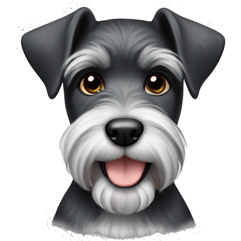 Schnauzer puppy emoji