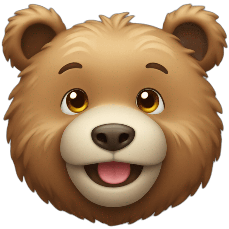 smiling bear emoji