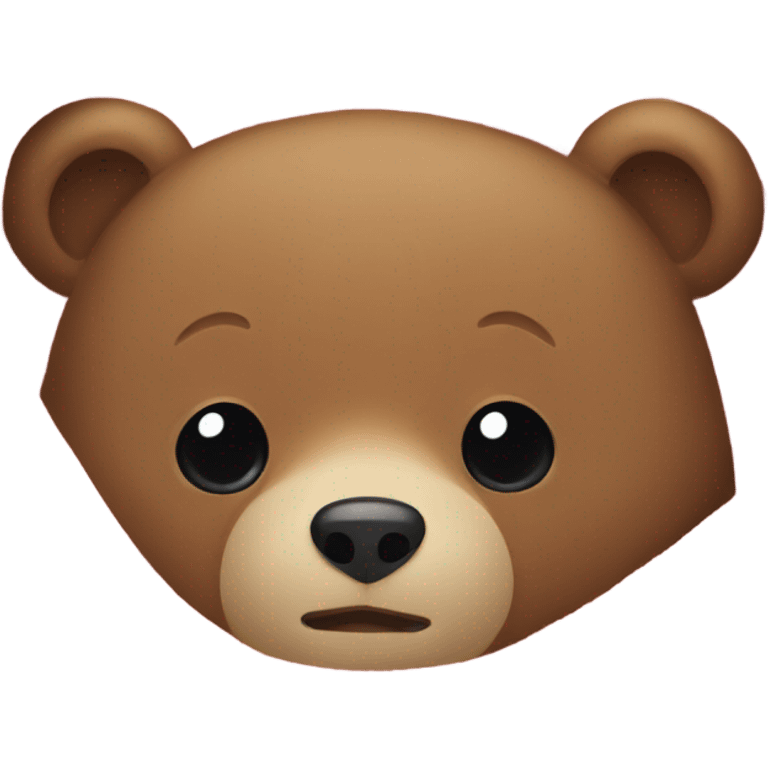 bear cozy in blanket emoji