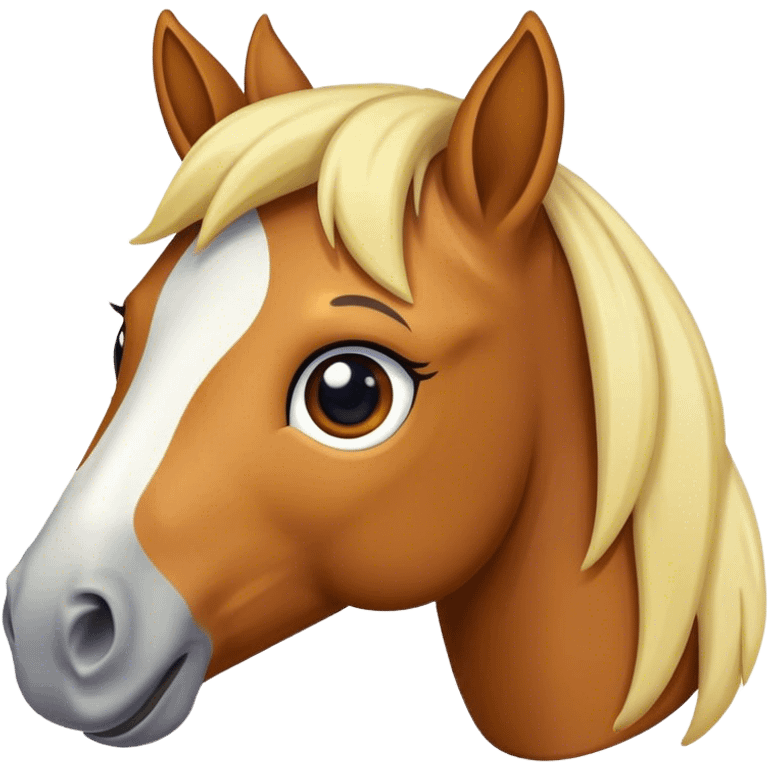 cute horse closeupHorse emoji