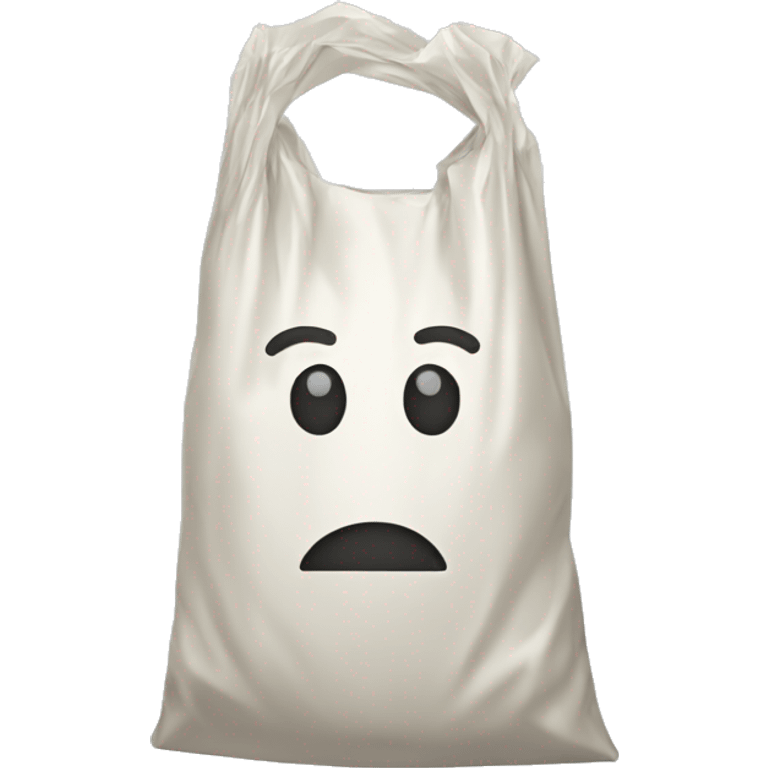 simple plastic bag with handles emoji