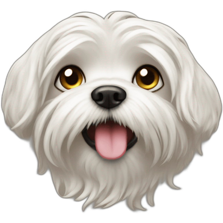 Maltese dog poop emoji