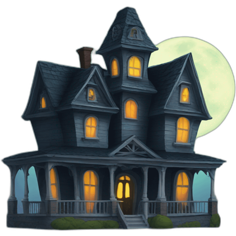 haunted house emoji