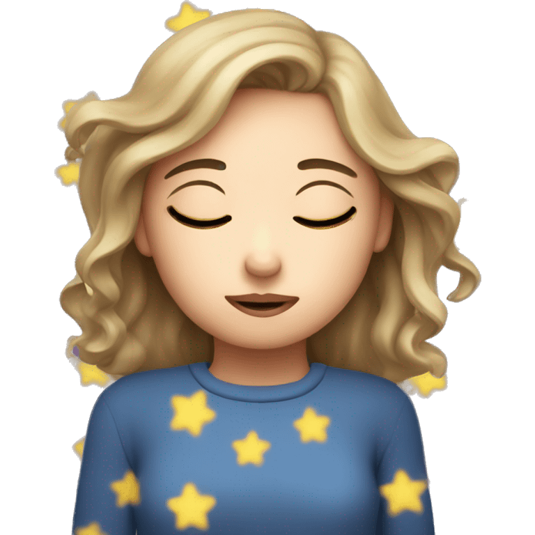 Sleep girl  emoji