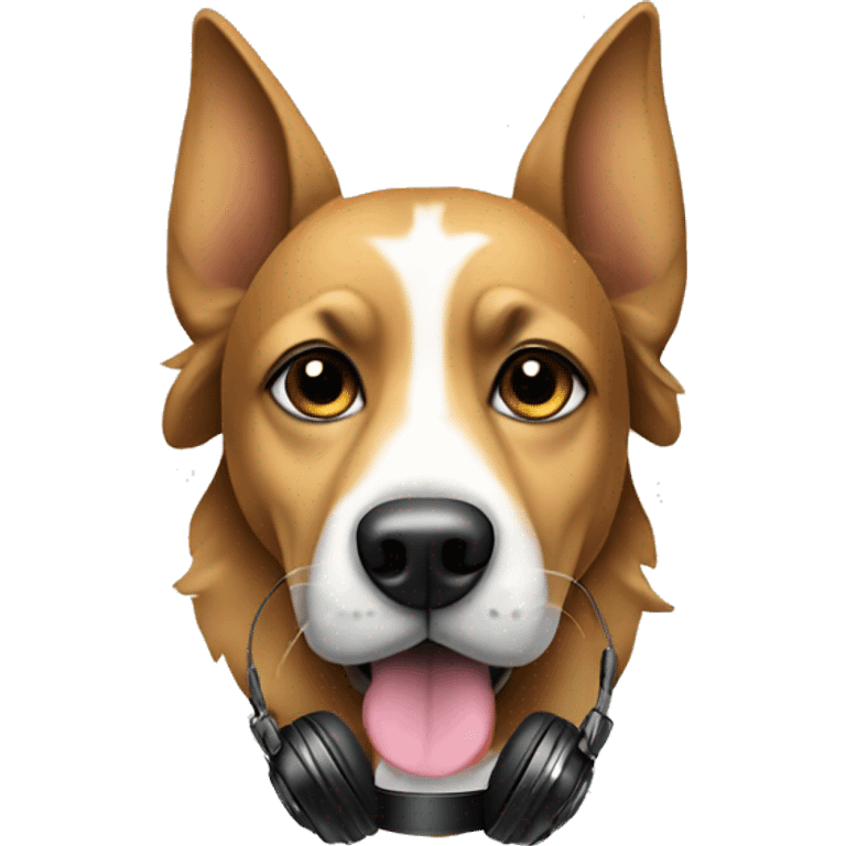 Dog dj emoji