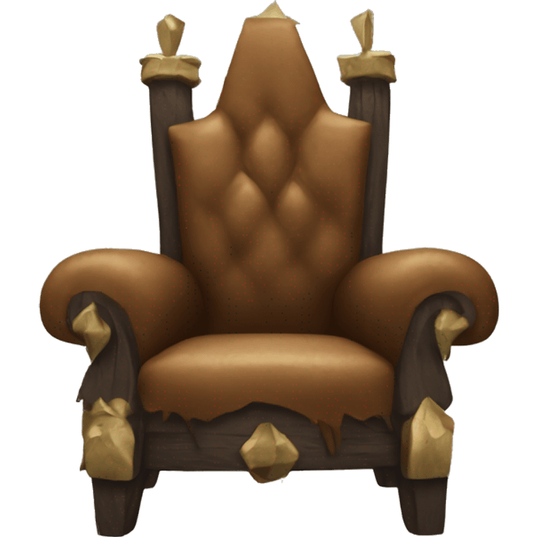 Brown Throne inspired by Kraven The Hunt emoji