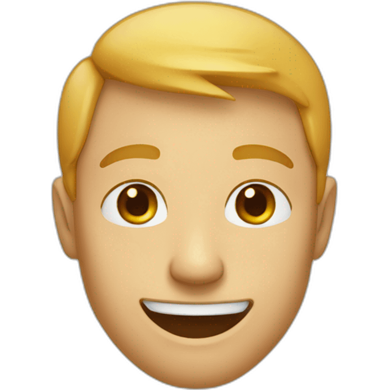 Emoji yeux fermé avec un sourire emoji