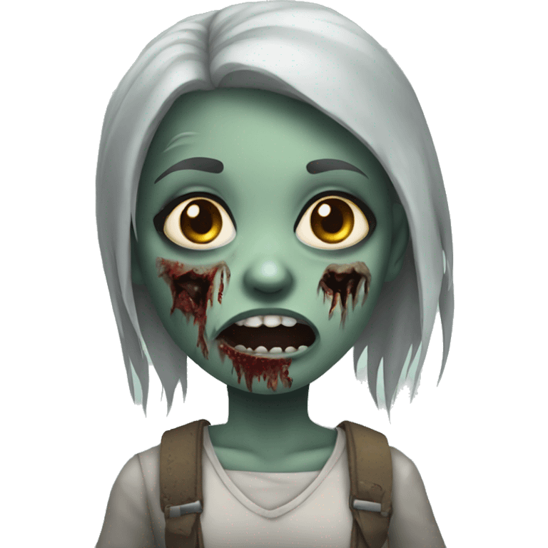 zombie girl emoji