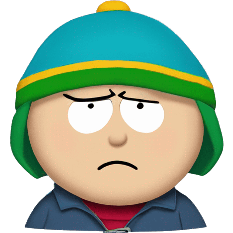 south park cartoon cartman with animated lips  emoji