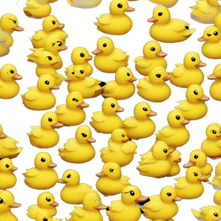 duck yellow with cap black emoji