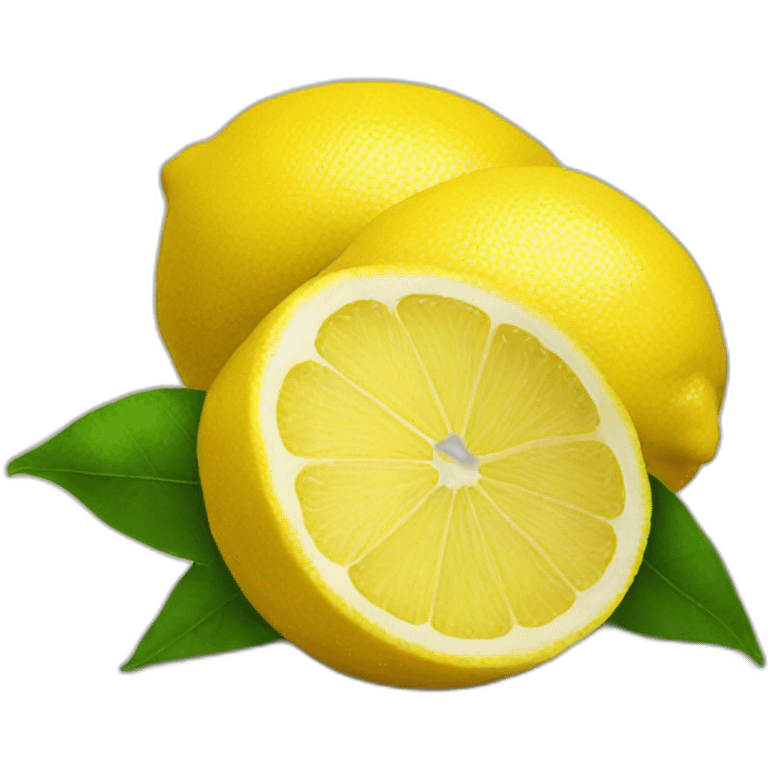 two lemons emoji