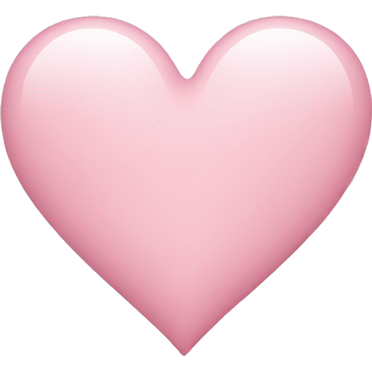 Light pink heart  emoji