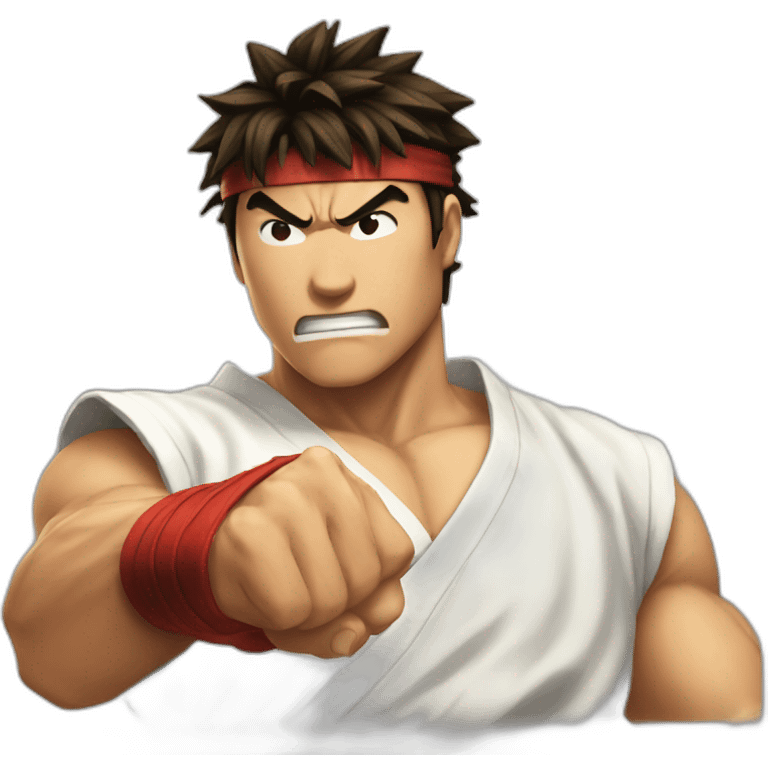 ryu reaction face about to get punched emoji