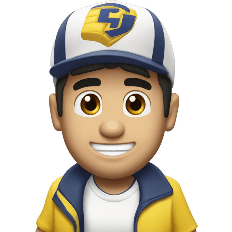 juan roman riquelme haciendo el topo gigio emoji