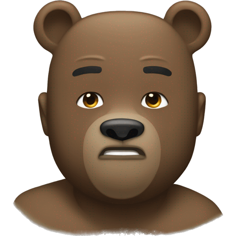 kanye west bear emoji