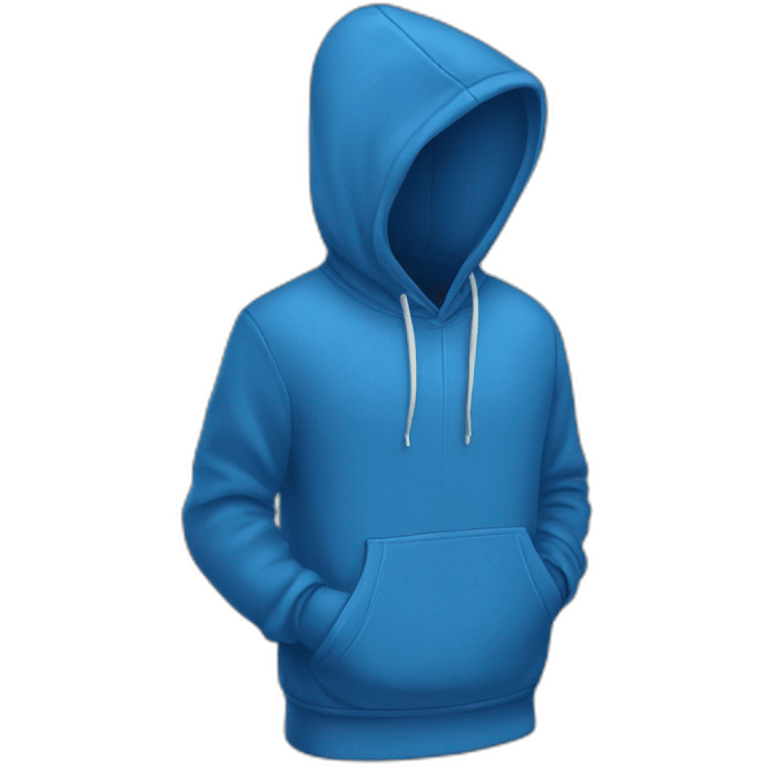 blue hoodie emoji