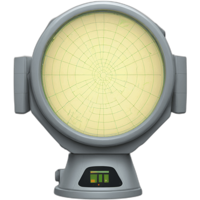 radar display scan emoji