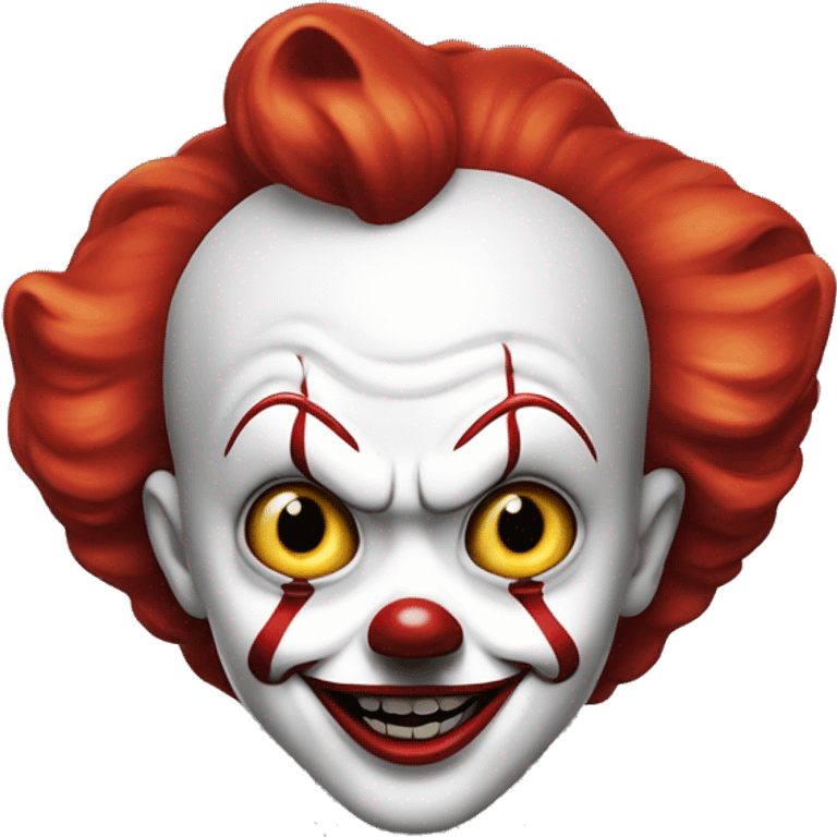 Happy pennywise red heart emoji