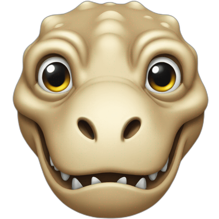 Tyrannosaurus face emoji