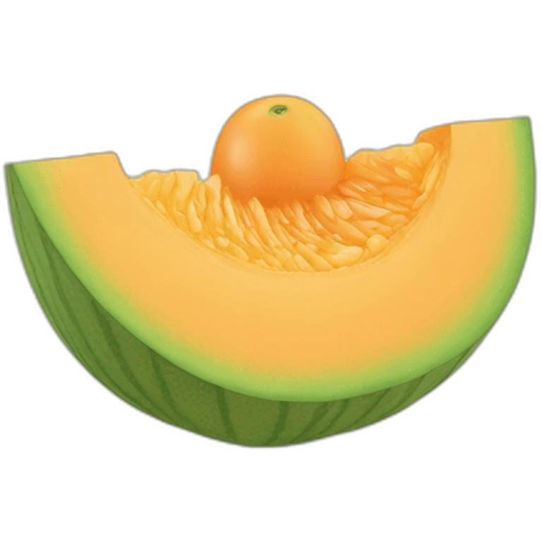 cantaloupe emoji