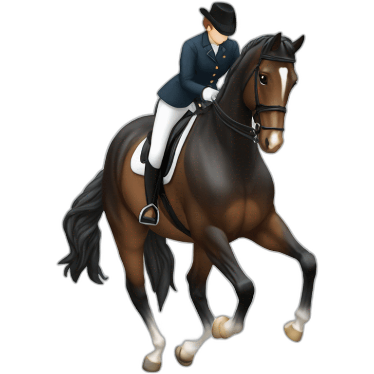 Cheval de dressage emoji