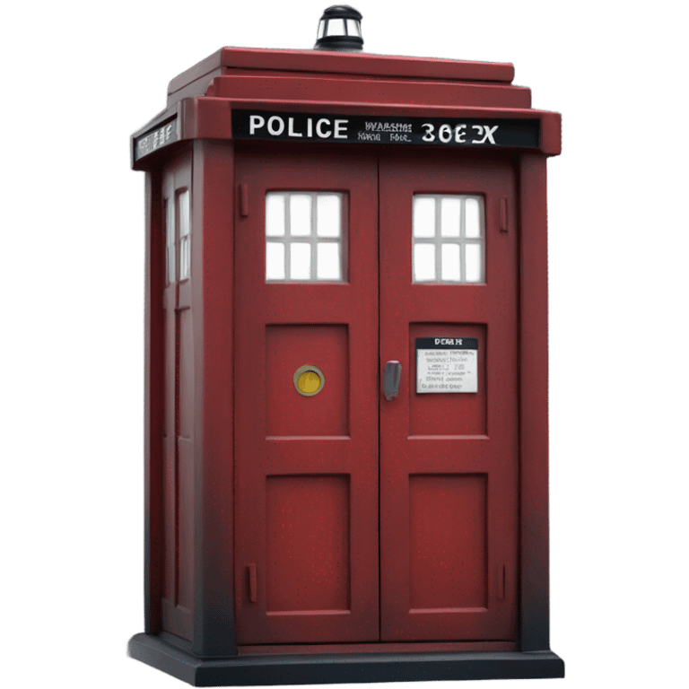 English-red-police-box emoji