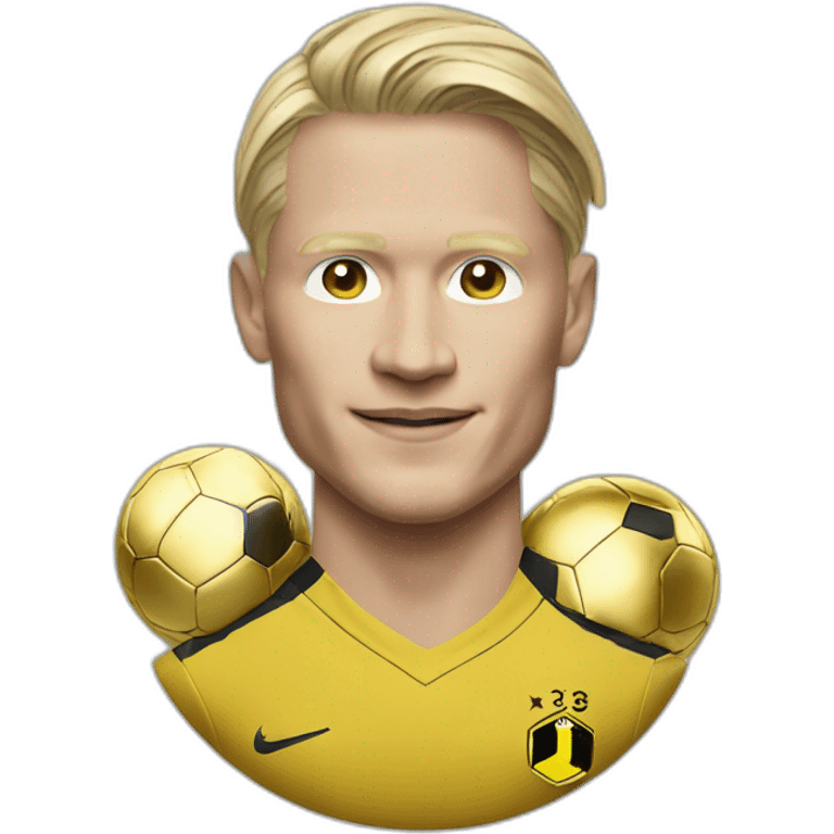 Haaland ballon d'or emoji