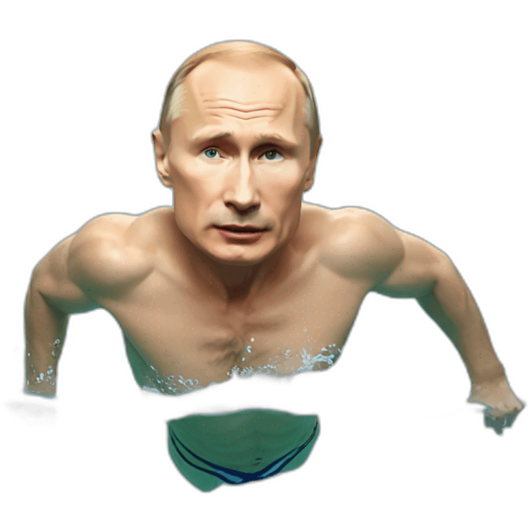 Putin swimming emoji