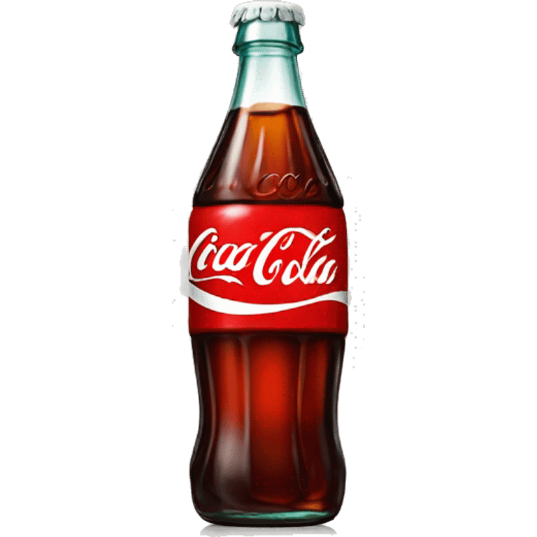 A bottle of coca cola emoji