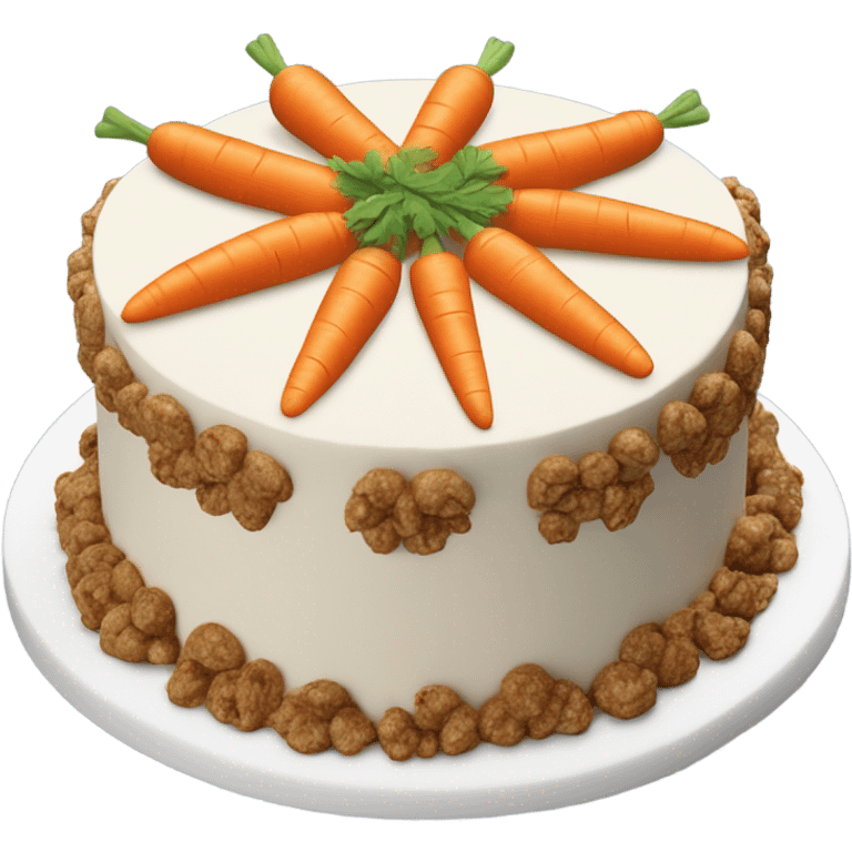 Pretty Carrot cake emoji