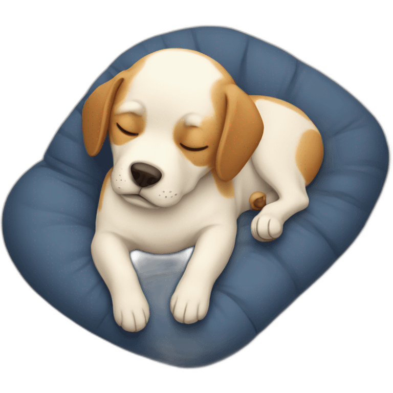 Tow-dog-sleep emoji