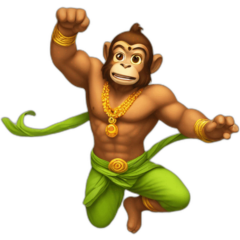 Flying hanuman  emoji