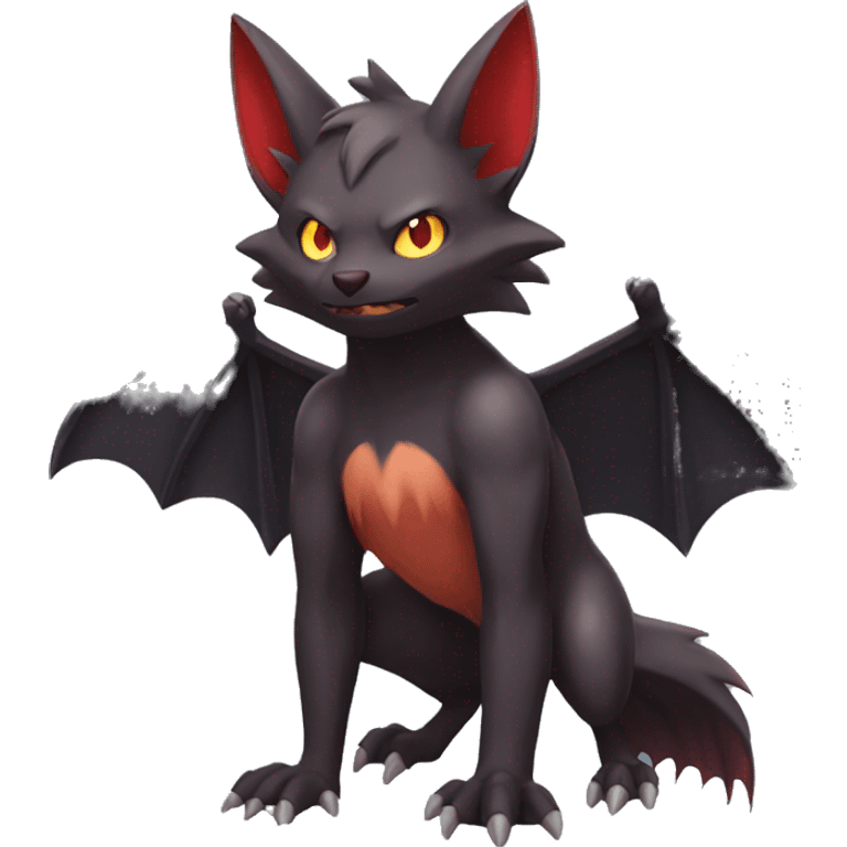 Bat-Torracat-Zoroark full body emoji