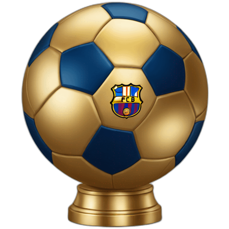 Messi golden ball emoji