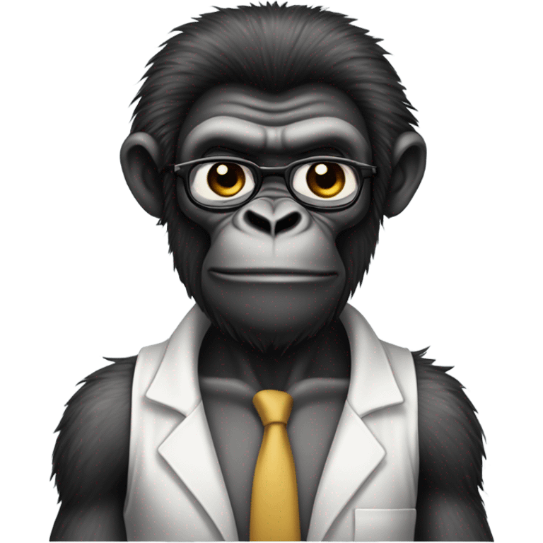  big intellectually developed gorilla scientist wearing only his bikini emoji