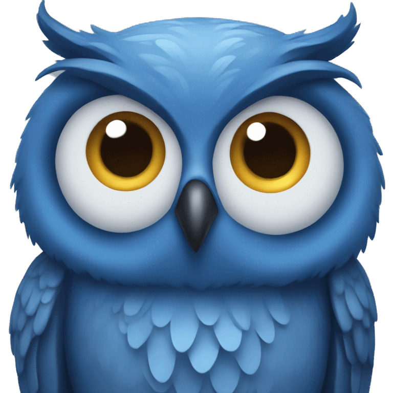 blue owl emoji