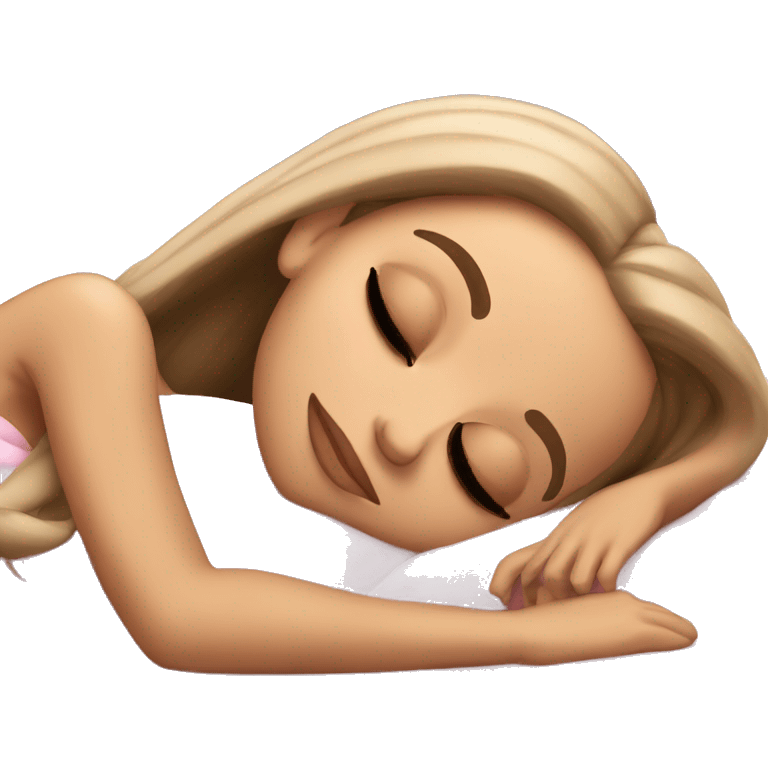 Ariana Grande sleeping emoji