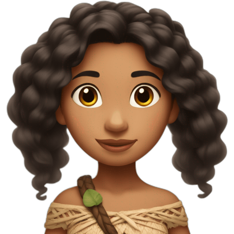 Moana from Disney emoji