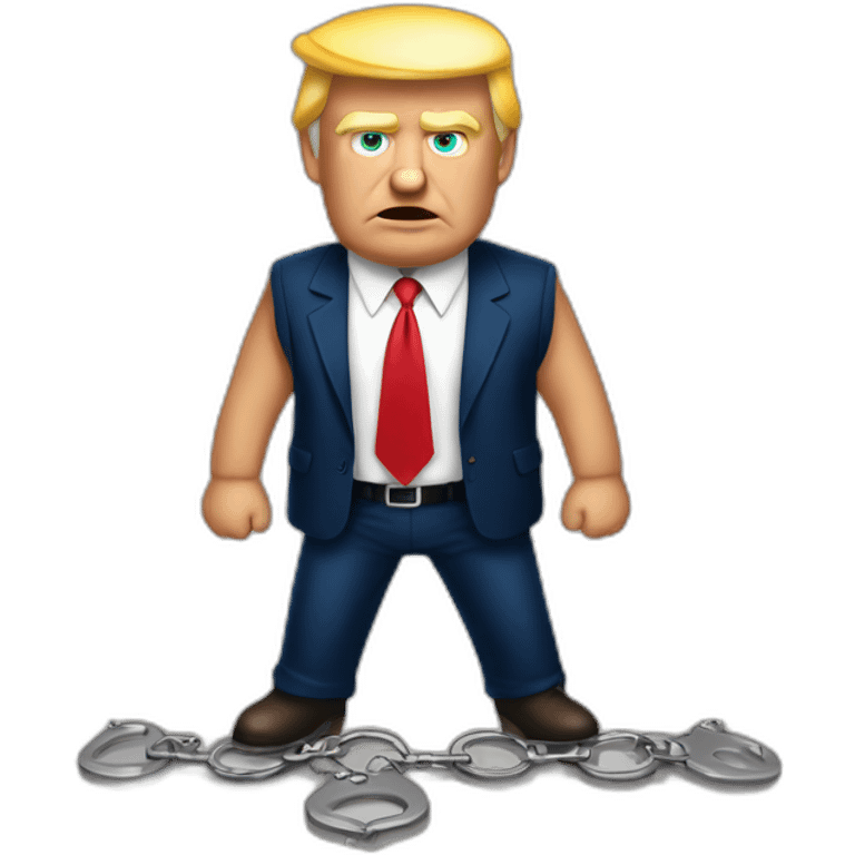 trump-in-handcuffs emoji