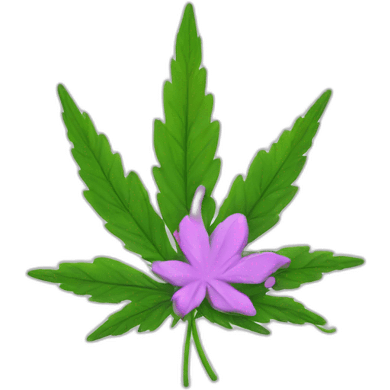 Licorne weed emoji