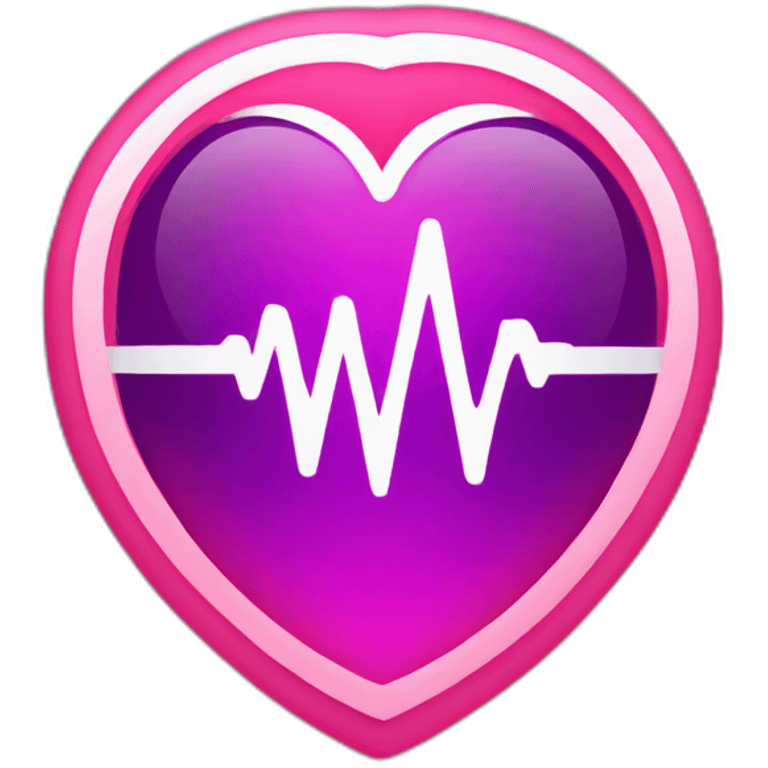 heart rate digital emoji