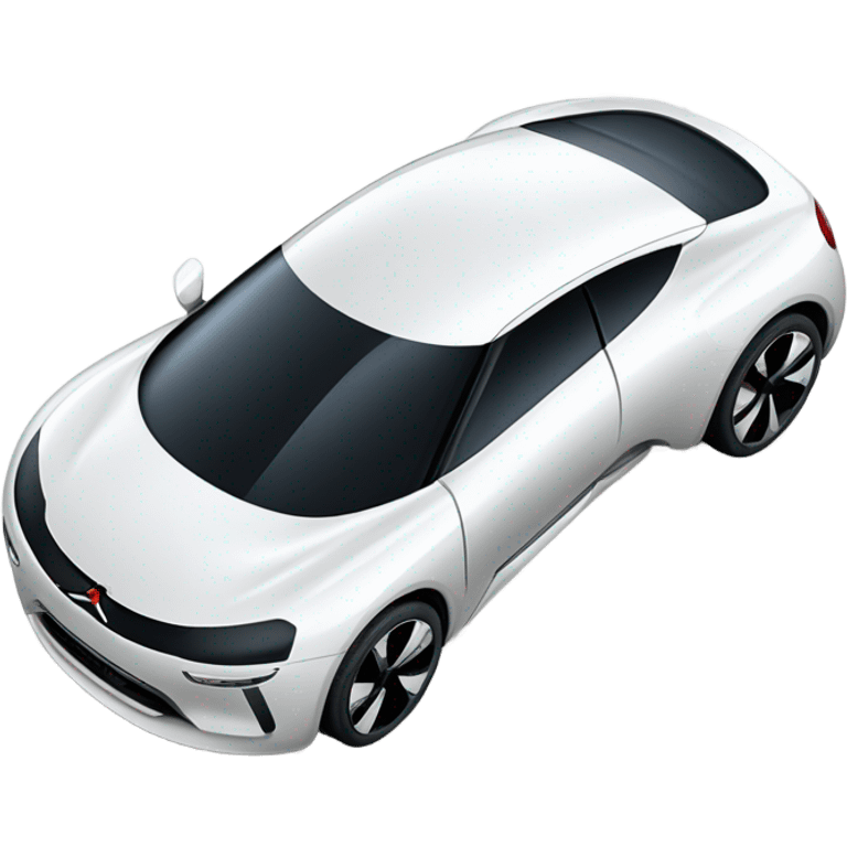 White Citroën GT car  emoji