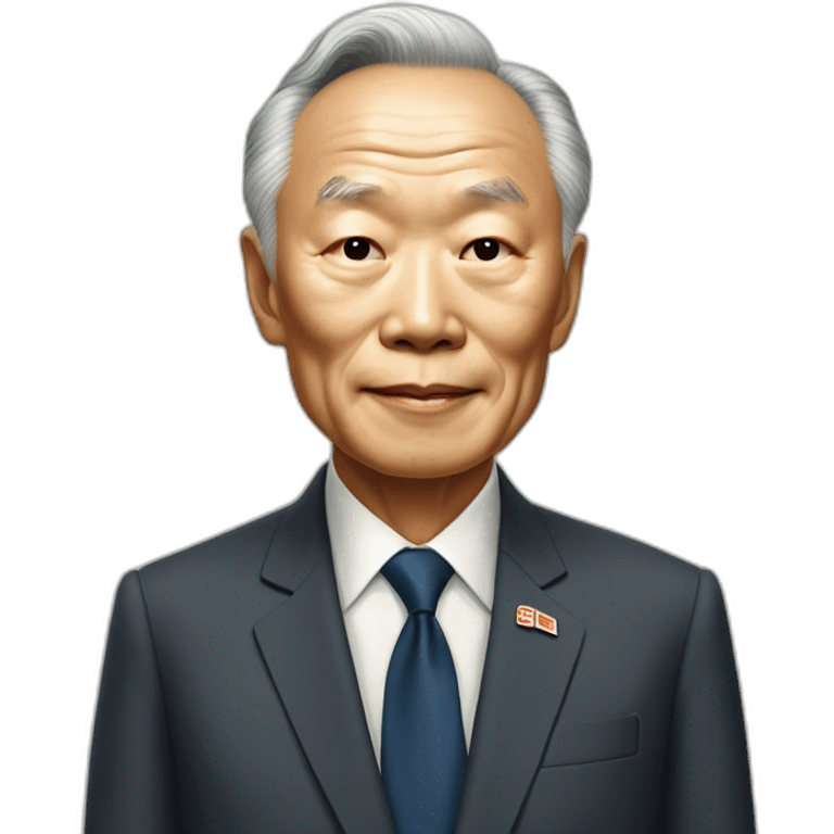 prime minister lee Kuan yew not smiling emoji