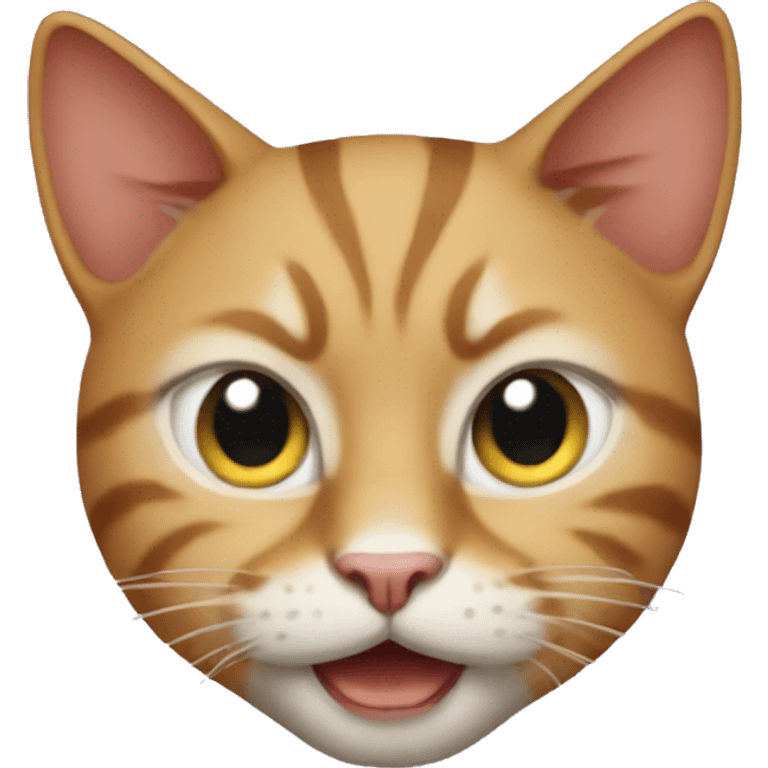 Savage cat emoji