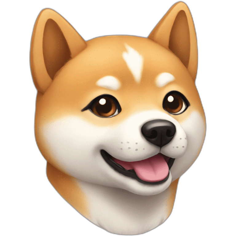 Cute little Shiba  emoji