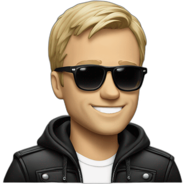 Armin van buuren, dj in black jacket emoji