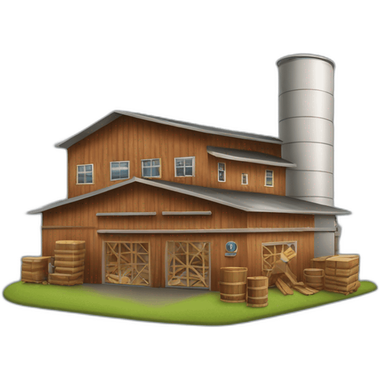 modern lumber factory emoji