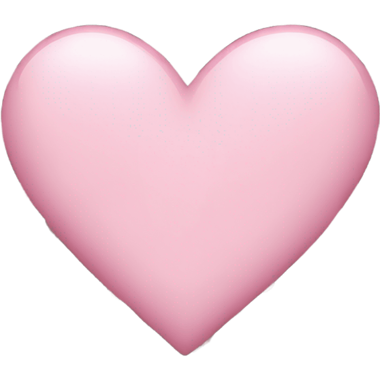 Light pink heart emoji